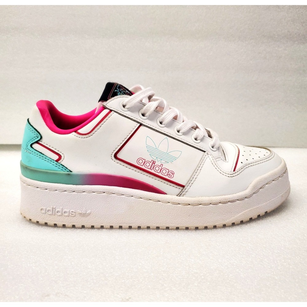 Adidas Originals Women's Forum Bold GY4666 Size 8 White Pink  South Beach Vibes